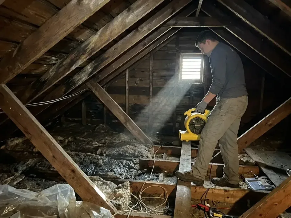 attic-water-damage-drying-proc-007 — frequently asked questions, Emergency Water Extraction & 24/7 Flood Response in Lyncour…